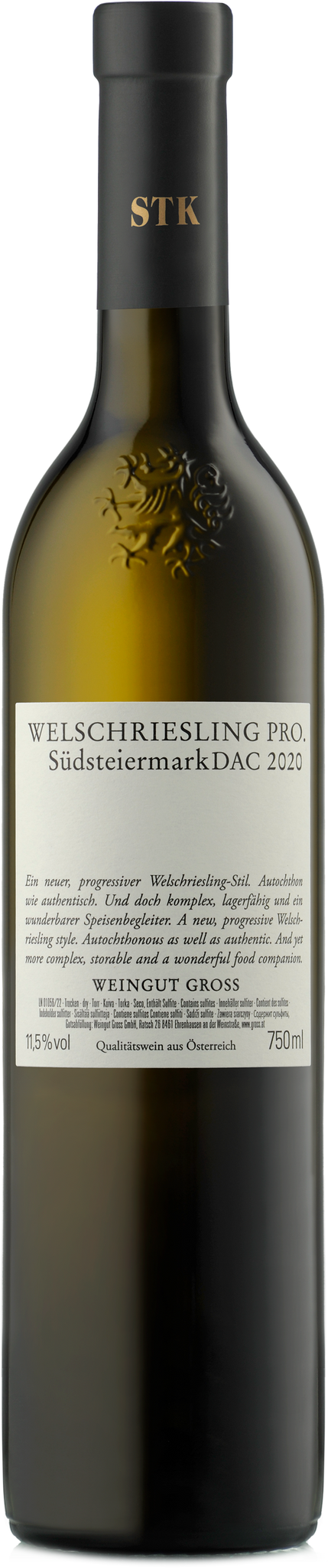Weingut Gross Welschriesling Südsteiermark PRO 2018