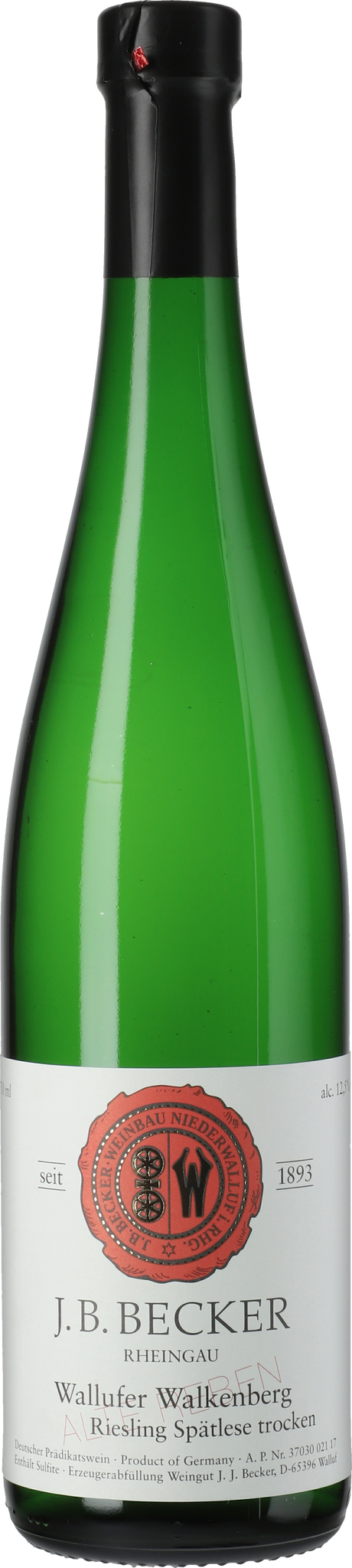 J.B. Becker Riesling Wallufer Walkenberg Spätlese 2012