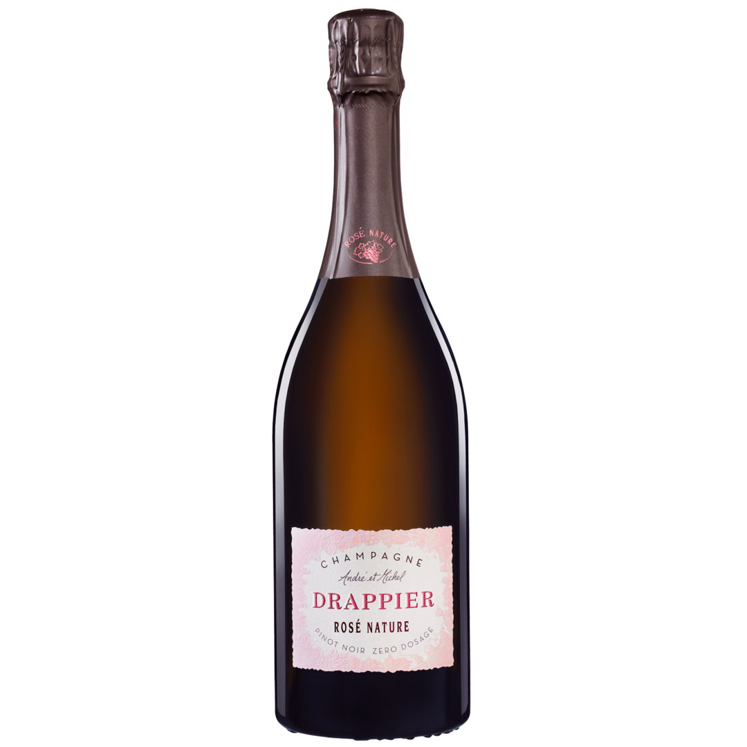 Champagne Drappier Pinot Noir Rosé Brut Nature Zero Dosage / 6 